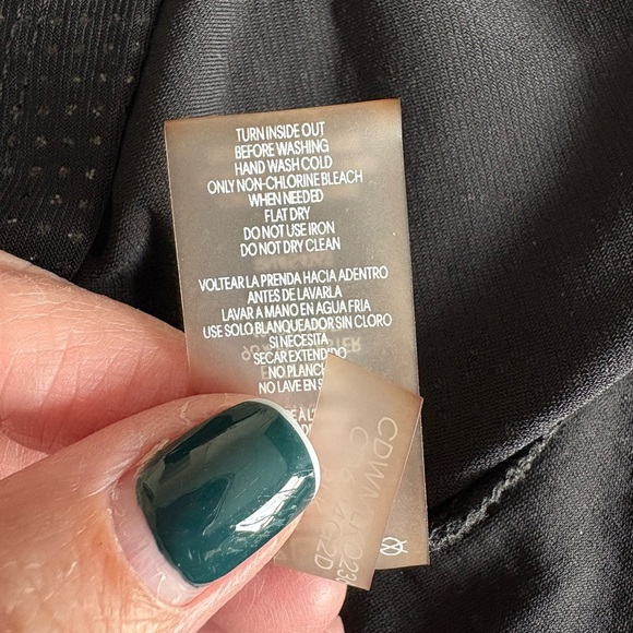 Calvin Klein Black Open Front Cardigan Shrug with Rhinestone Accents - Picture 15 of 17